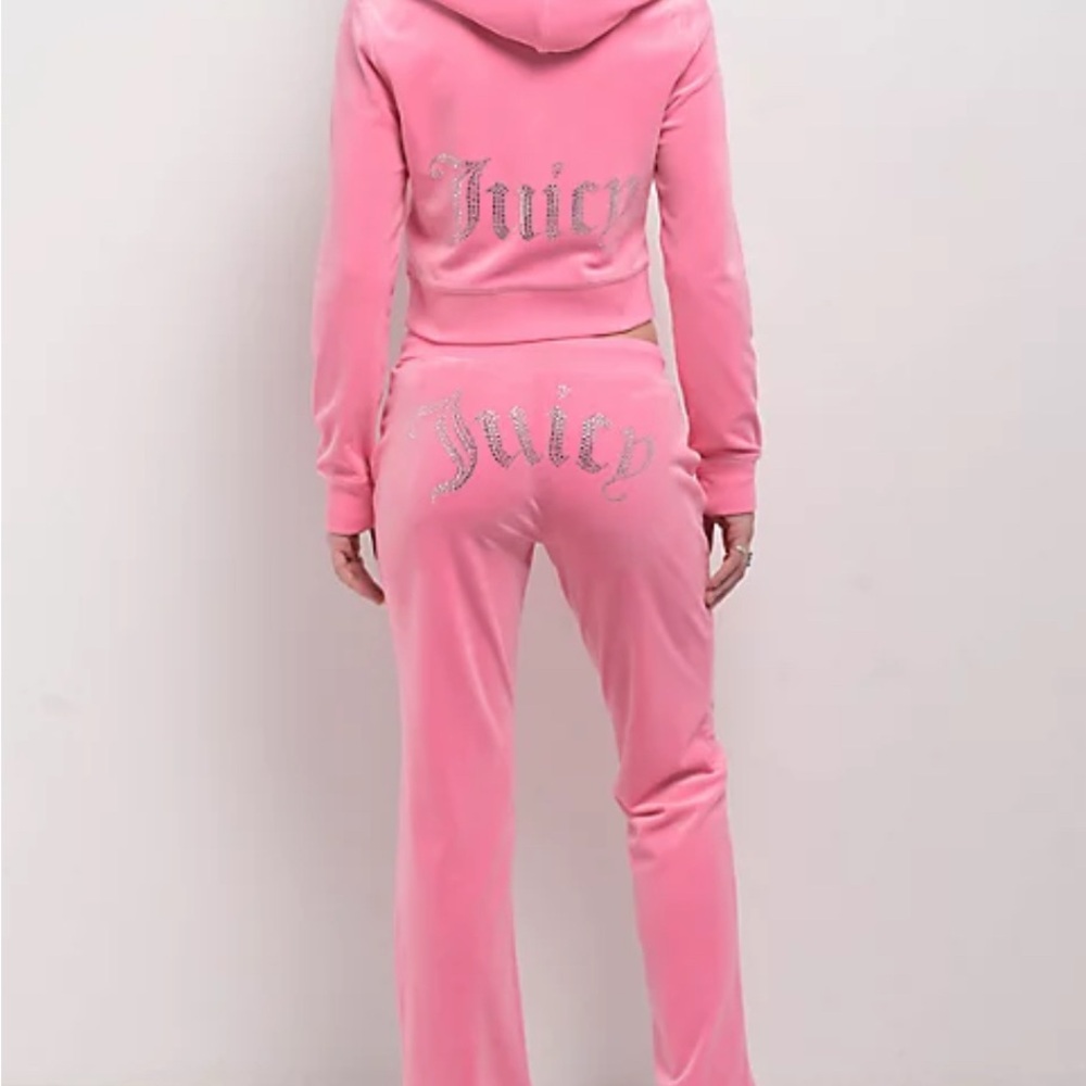 Juicy Couture Pink Velour tracksuit set